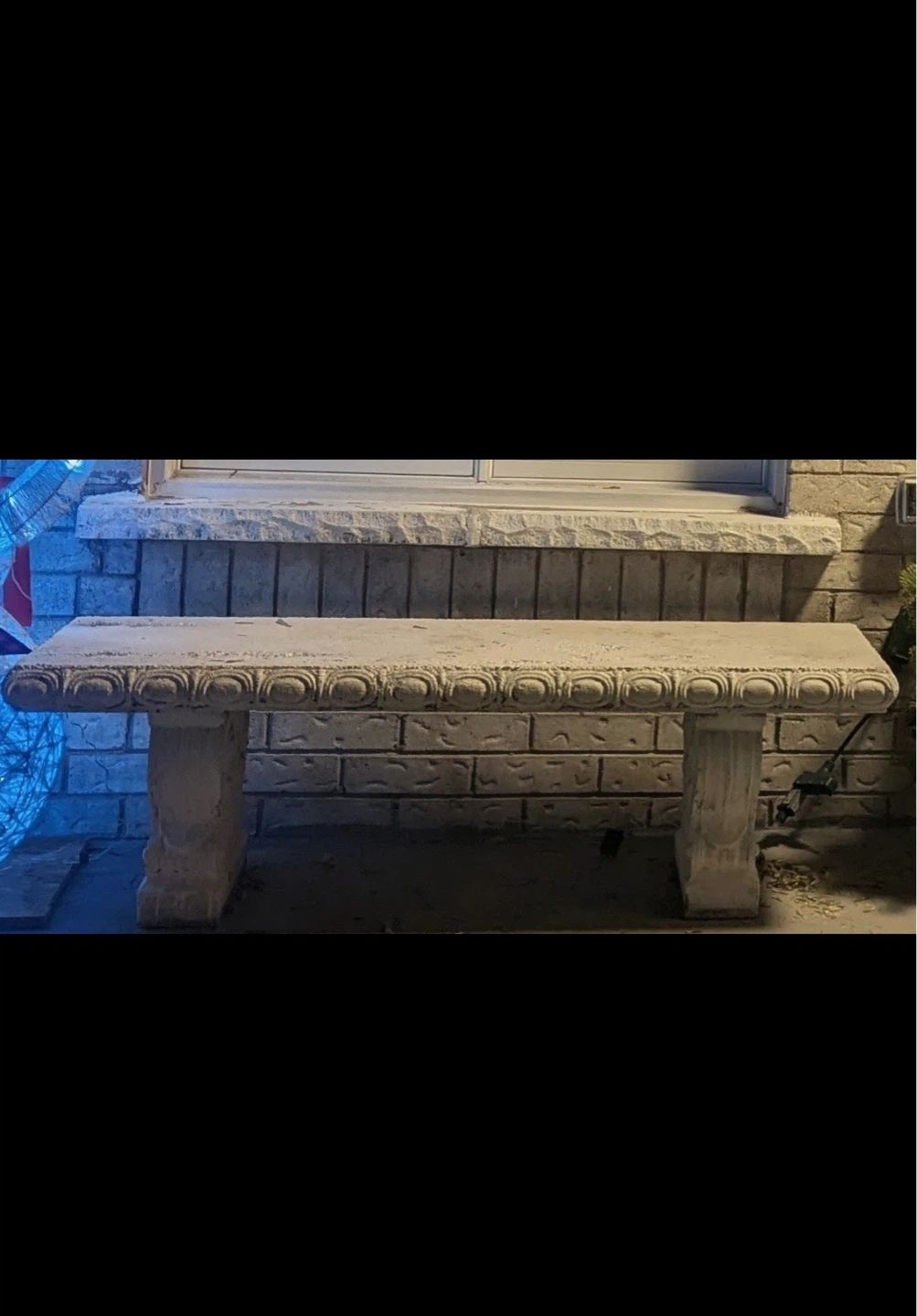Decorative Stone Garden Bench - photo 5