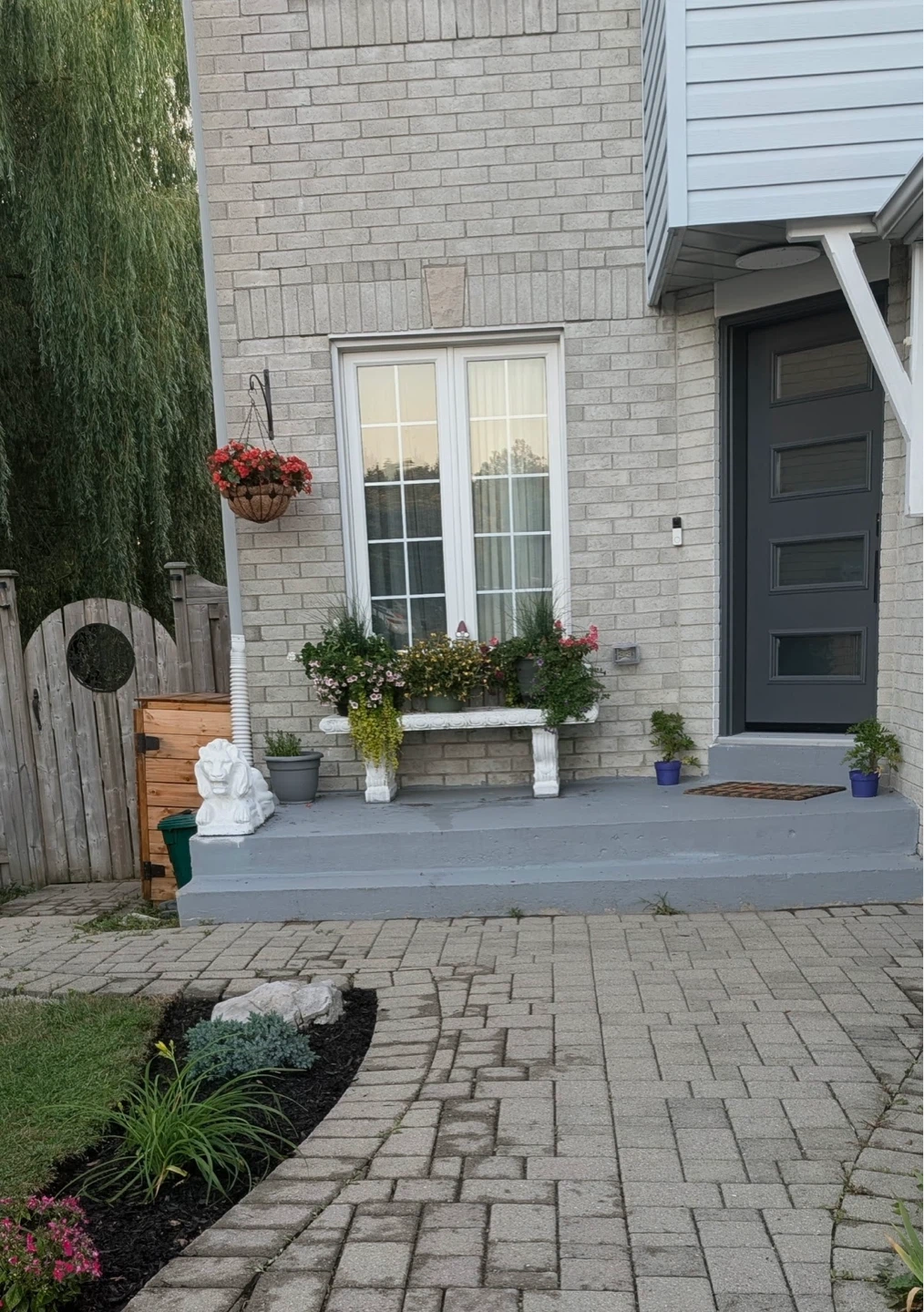 Decorative Stone Garden Bench - photo 2