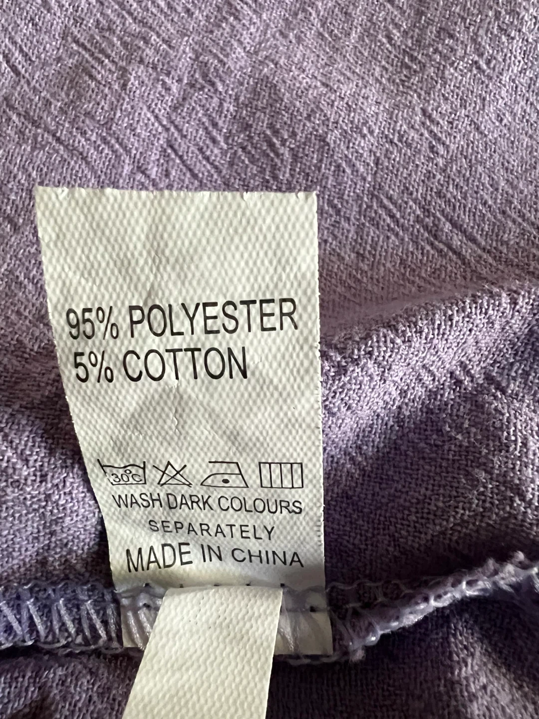 Lady’s Lavender Long Sleeve Button-Up Shirt - photo 5