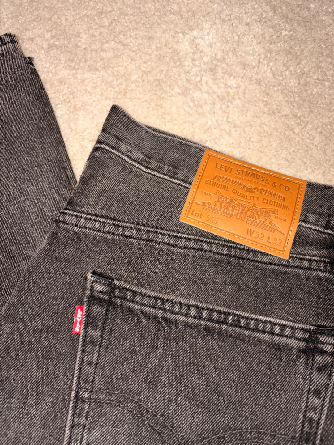 Levi's Premium Jeans 555 Relaxed Straight W32 L32 - photo 2