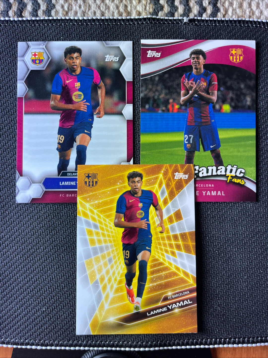 Lamine Yamal 3x Lot 2024-25 Topps Barcelona Fan Set