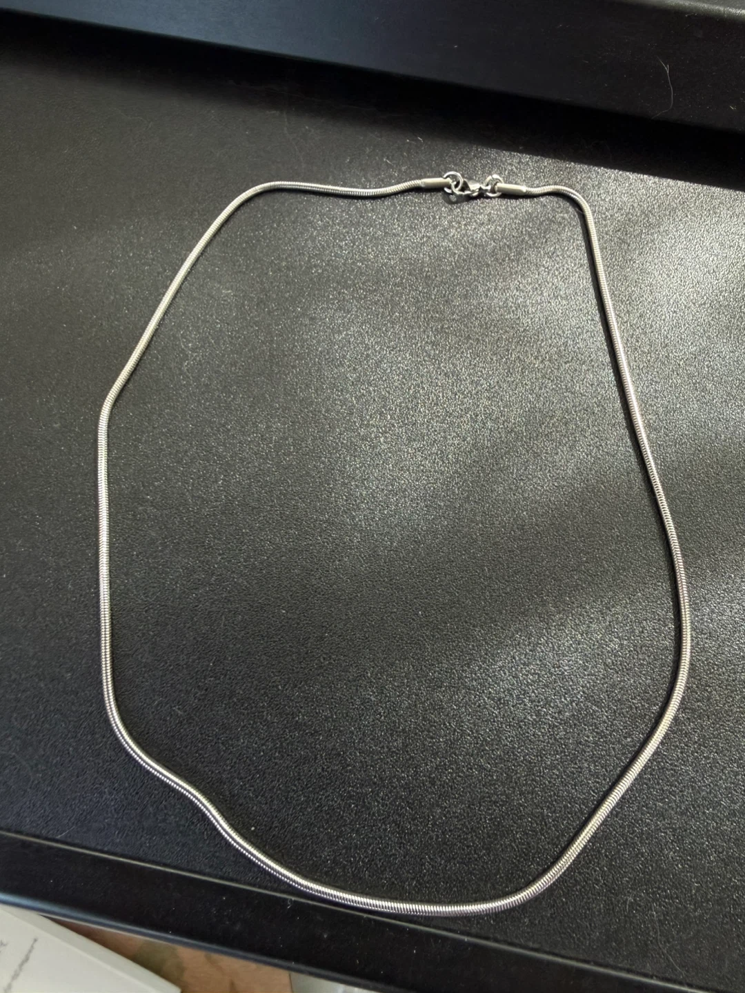 Silver Snake Chain Necklace - photo 2
