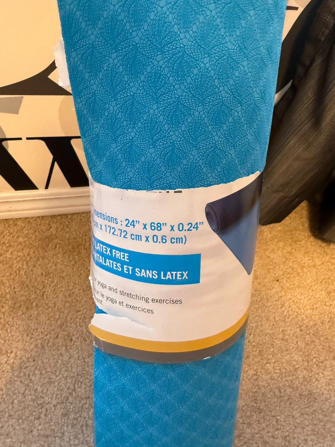 Everlast Fit Blue Yoga Mat