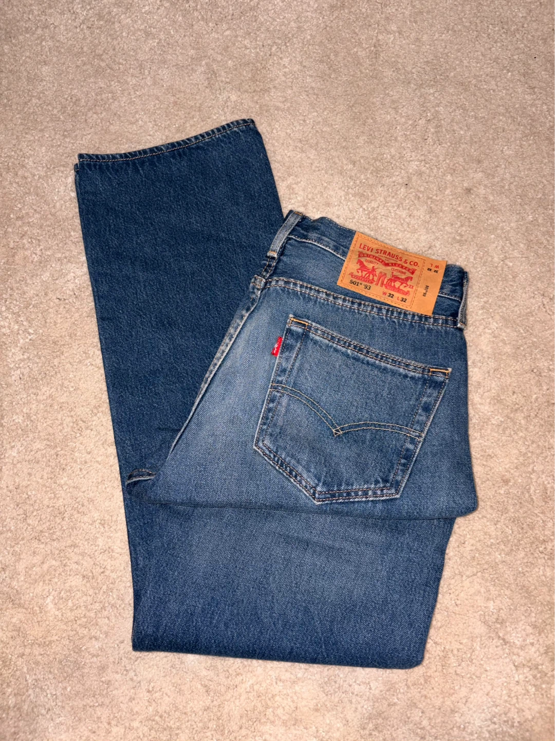 Levi's 501-93 Button Fly Jeans W32 L32