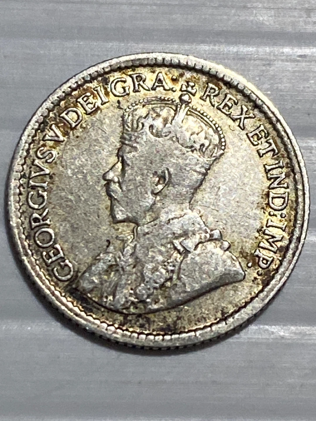 1920 Canada 5 Cents Coin - King George V