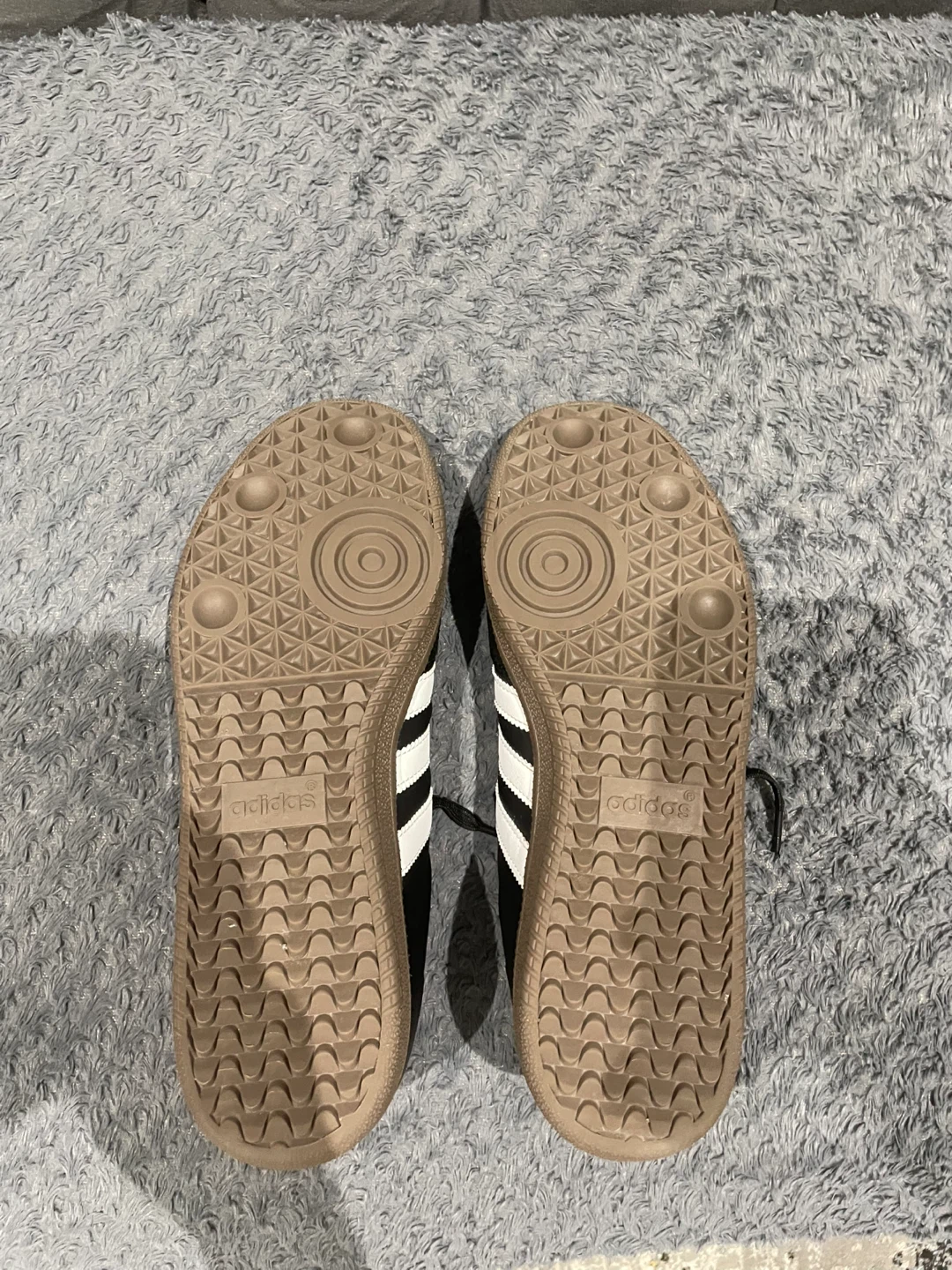 Adidas Samba Classic Shoes Black White Gum Sole - photo 3