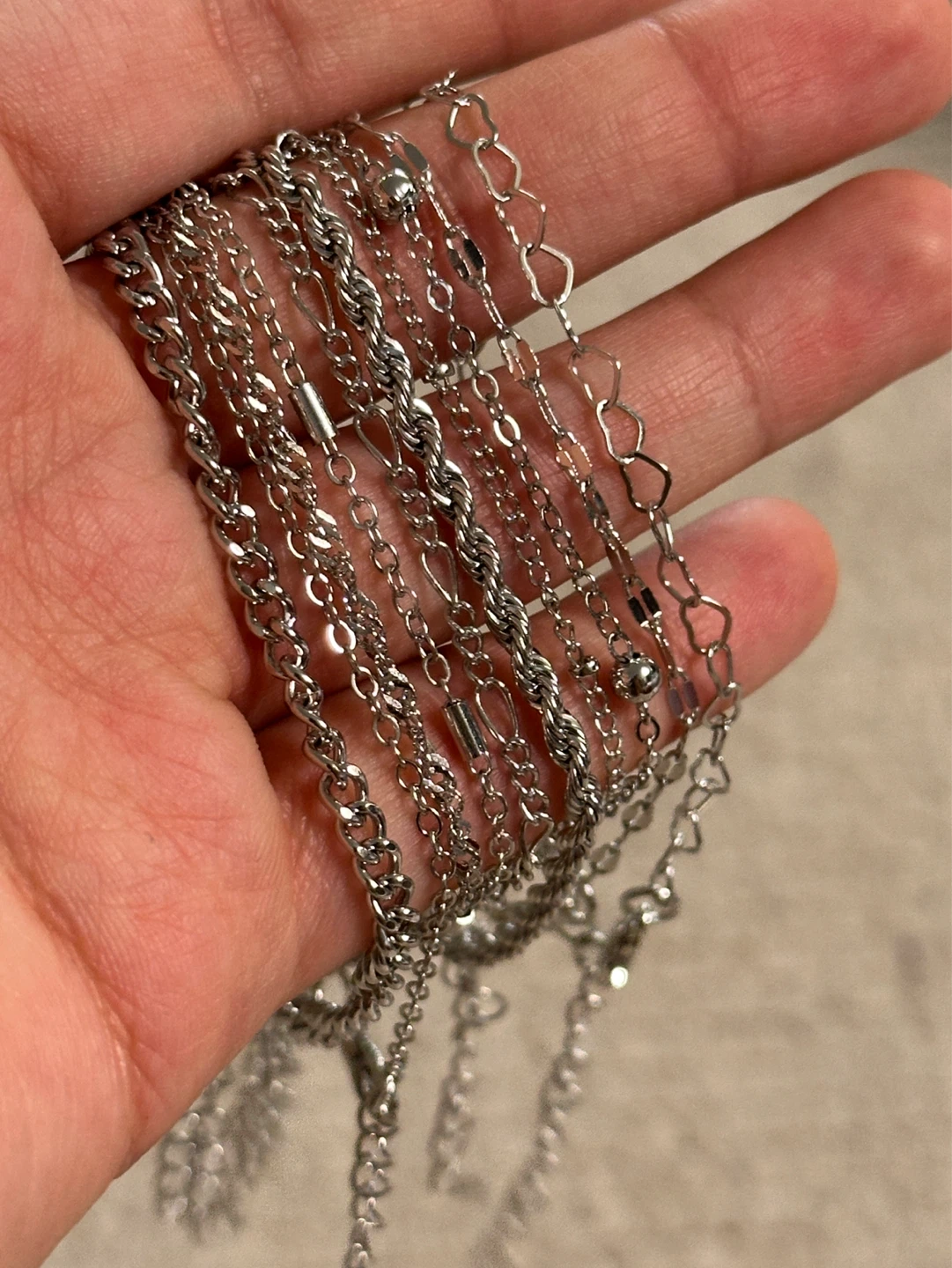 🆕 Chain Bracelets x9
