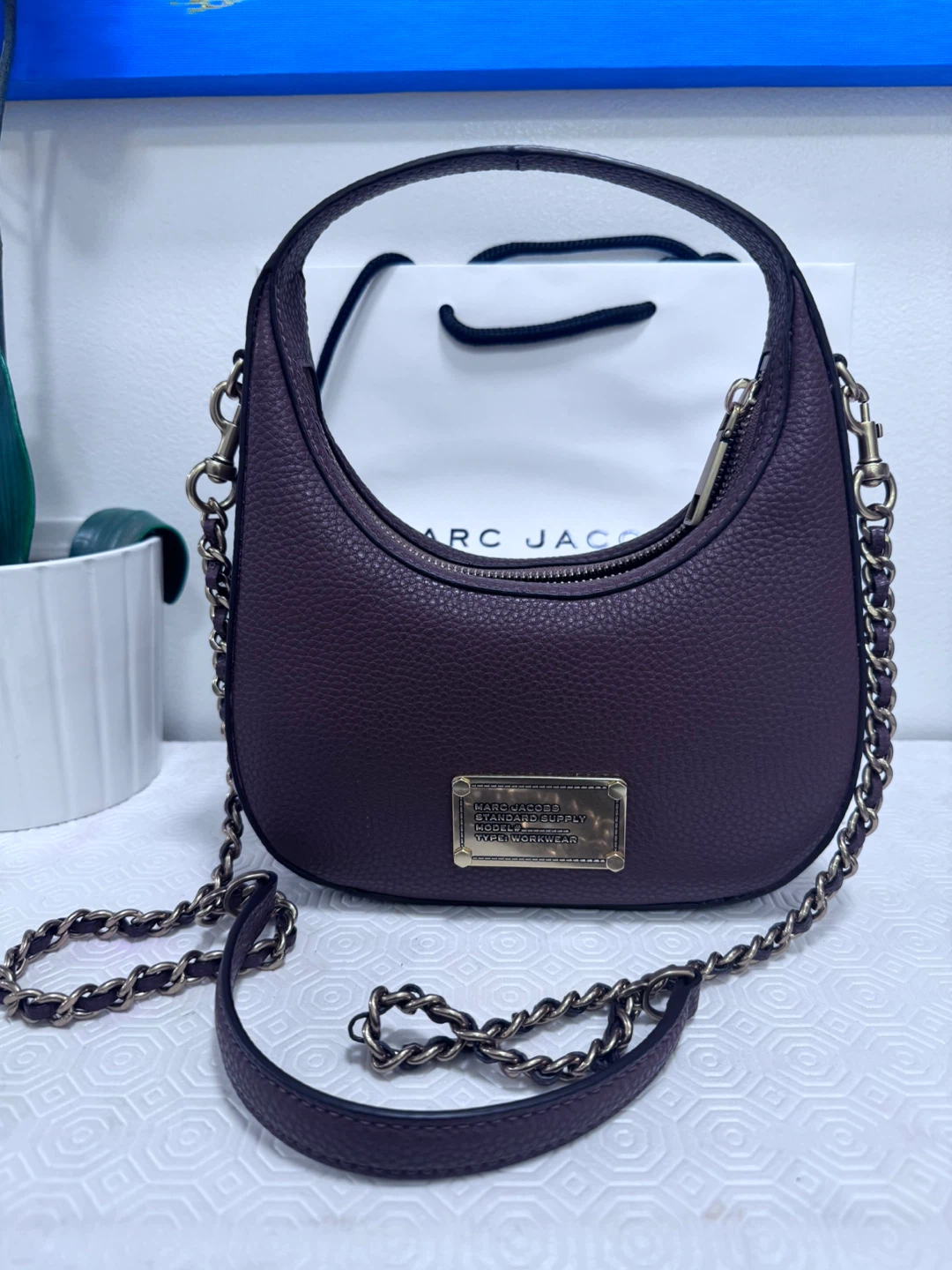 Marc Jacobs Brown Leather Shoulder Bag