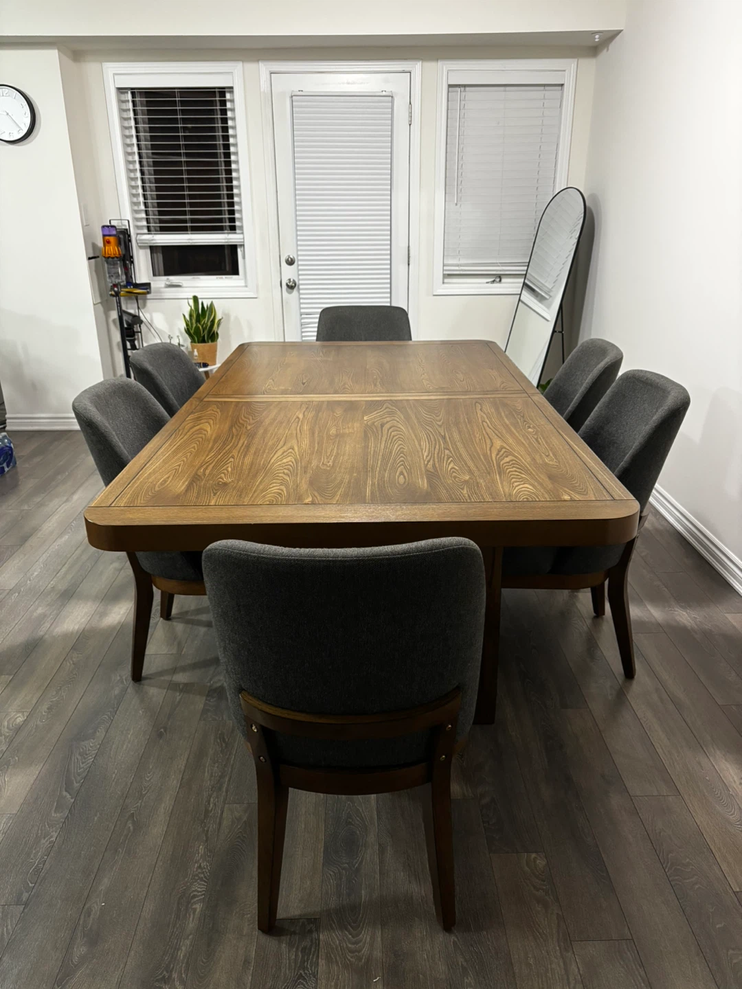 Dining Table Set with 6 Chairs
