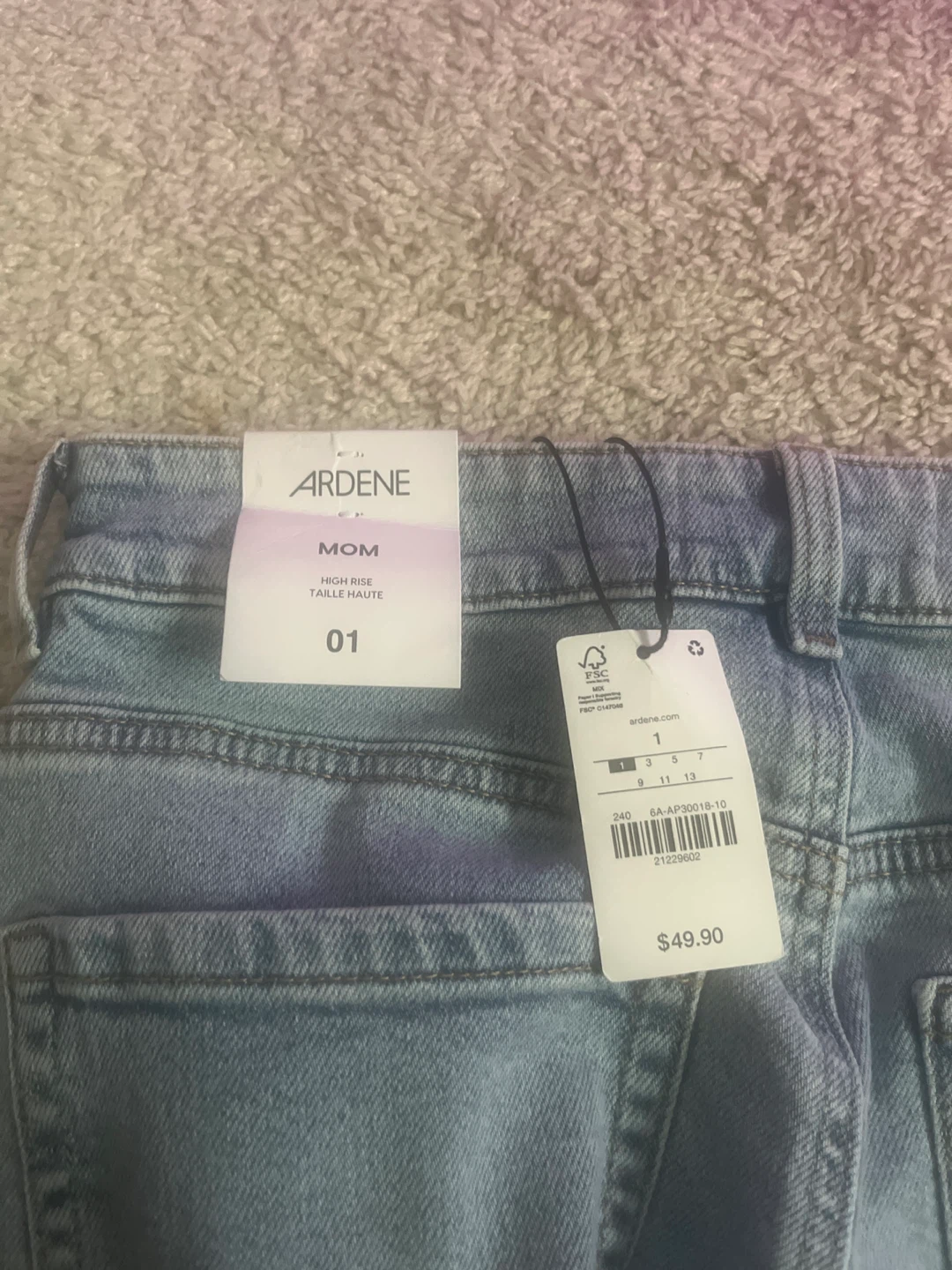 Ardene Mom High Rise Jeans Size 1 - photo 2