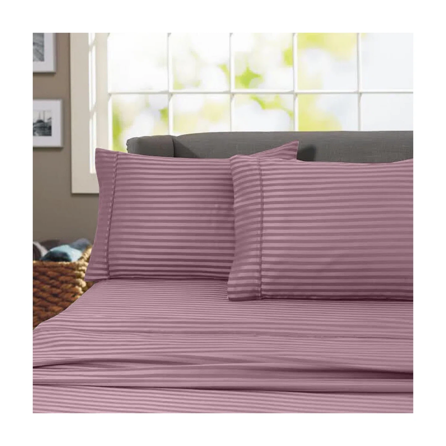 BNIB London Hotels King Sheet Set 100% Cotton 600 Thread Count - photo 3