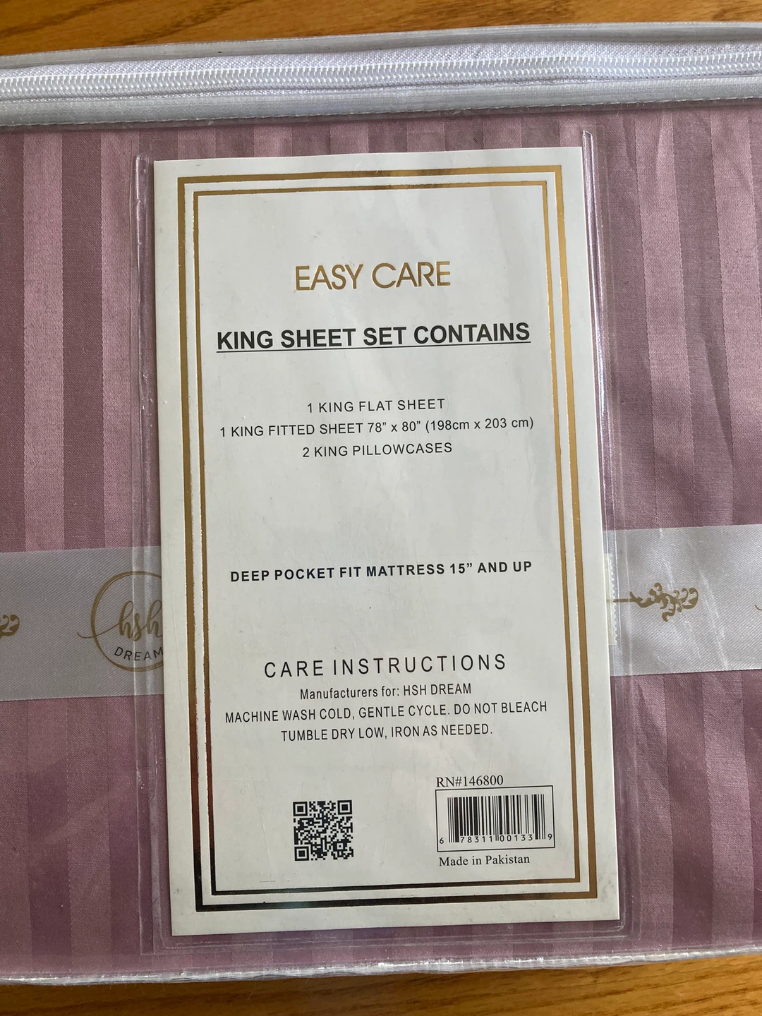 BNIB London Hotels King Sheet Set 100% Cotton 600 Thread Count