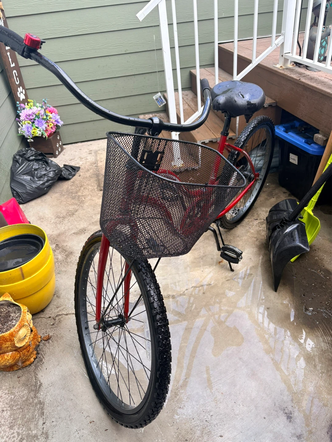 Red Aero Manhattan Beach Cruiser Bicycle - photo 4