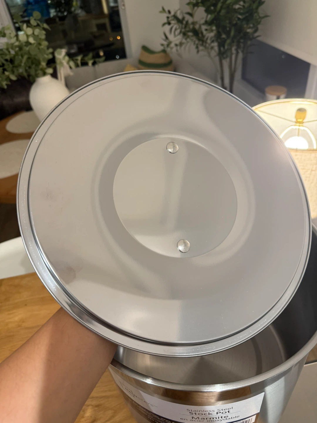 Mainstays Stainless Steel Stock Pot 19.5 Quart - photo 4