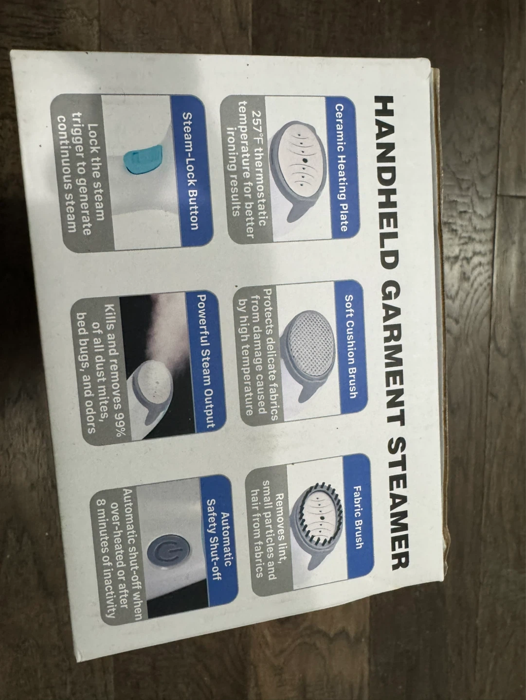 BEAUTURAL Handheld Garment Steamer - photo 4