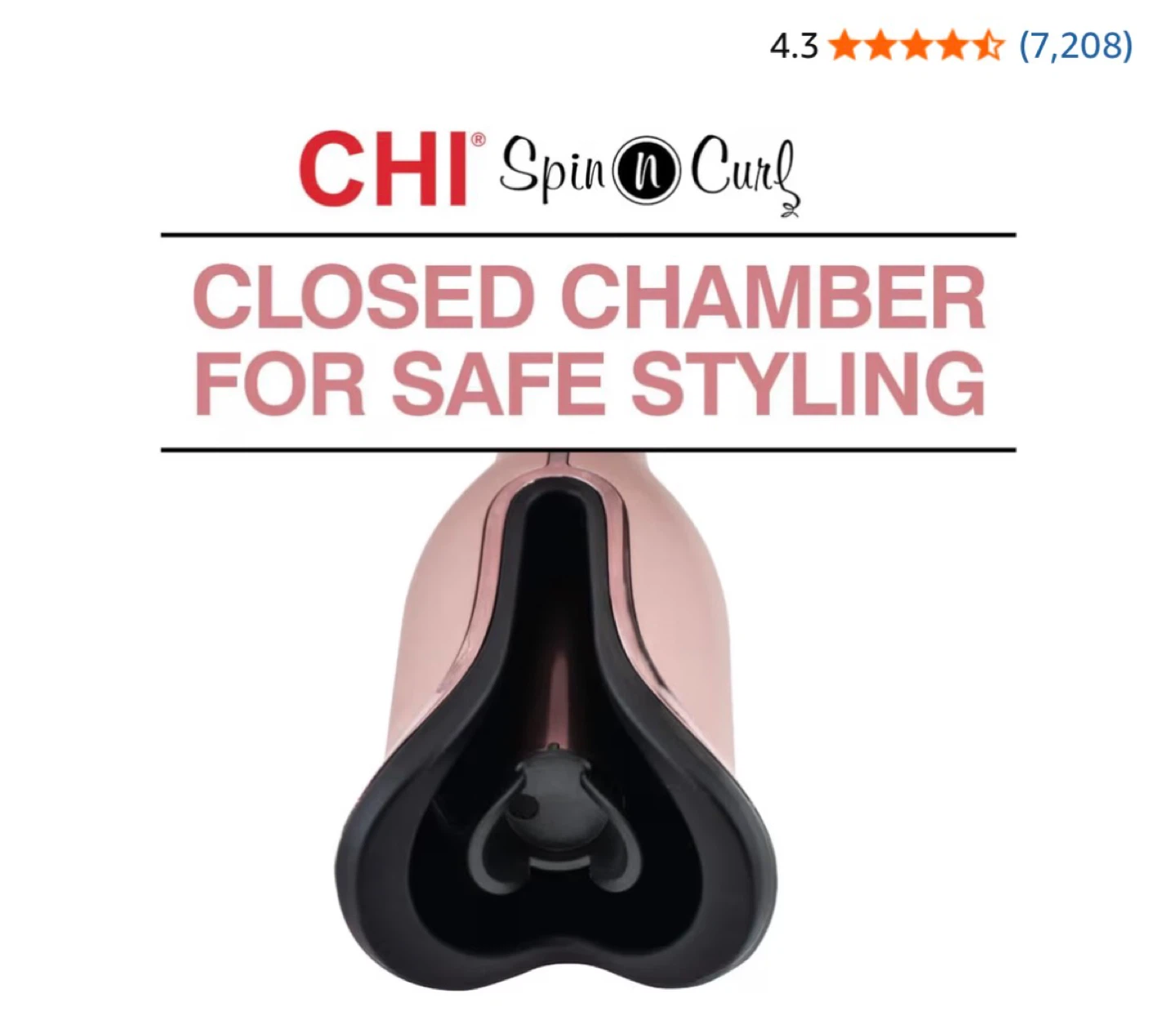 CHI Spin N Curl Special Edition Rose Gold Hair Curler 1 inch - photo 3