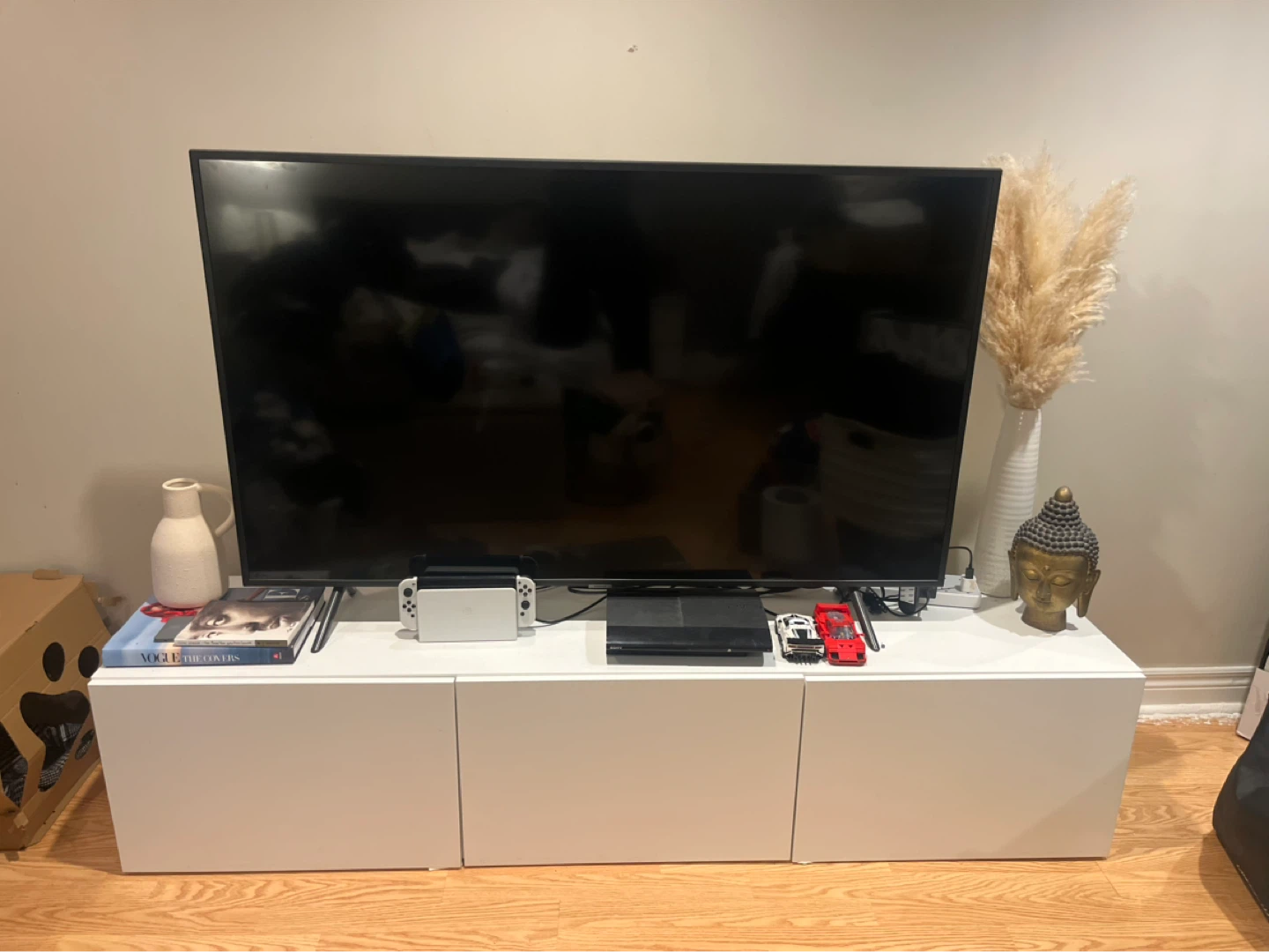 White IKEA TV Unit