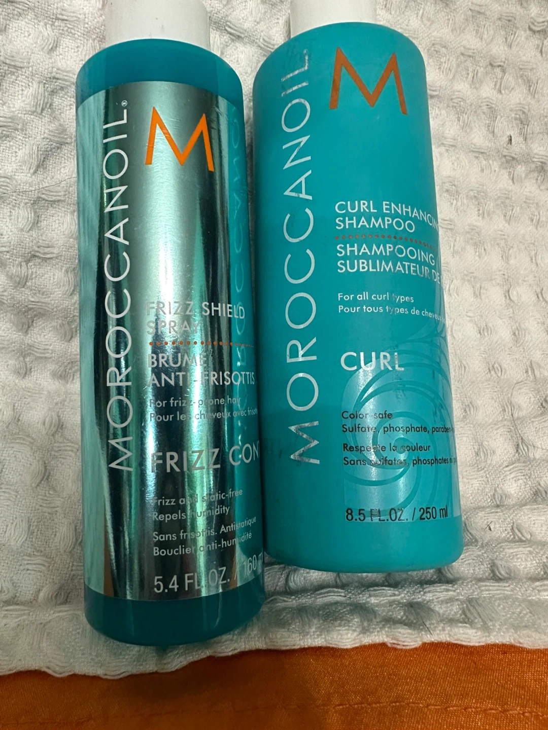 Moroccanoil Curl Enhancing Shampoo & Frizz Shield Spray