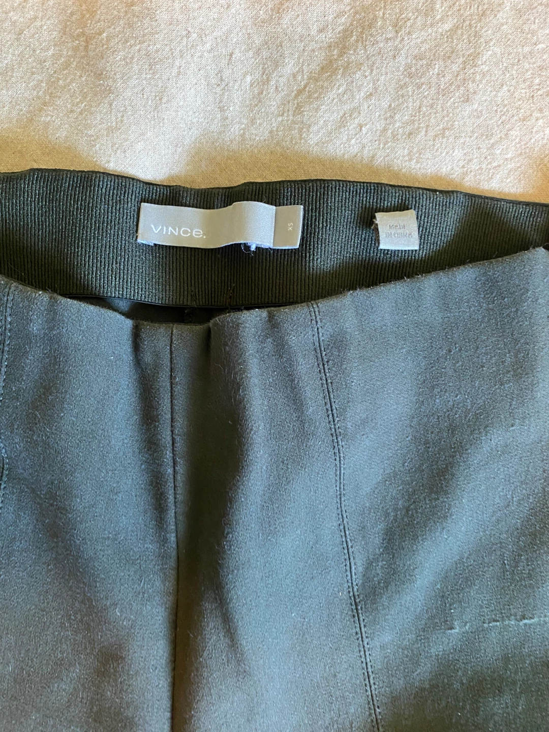 Vince Women's XS/TP Pants - Dark Green - photo 2