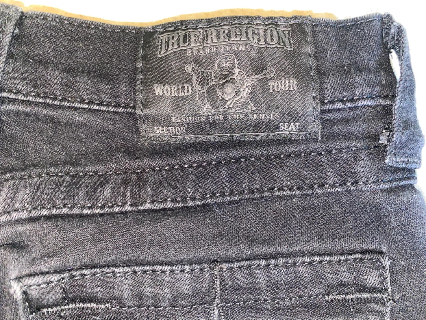 True Religion RARE Distressed Denim Shorts - photo 5