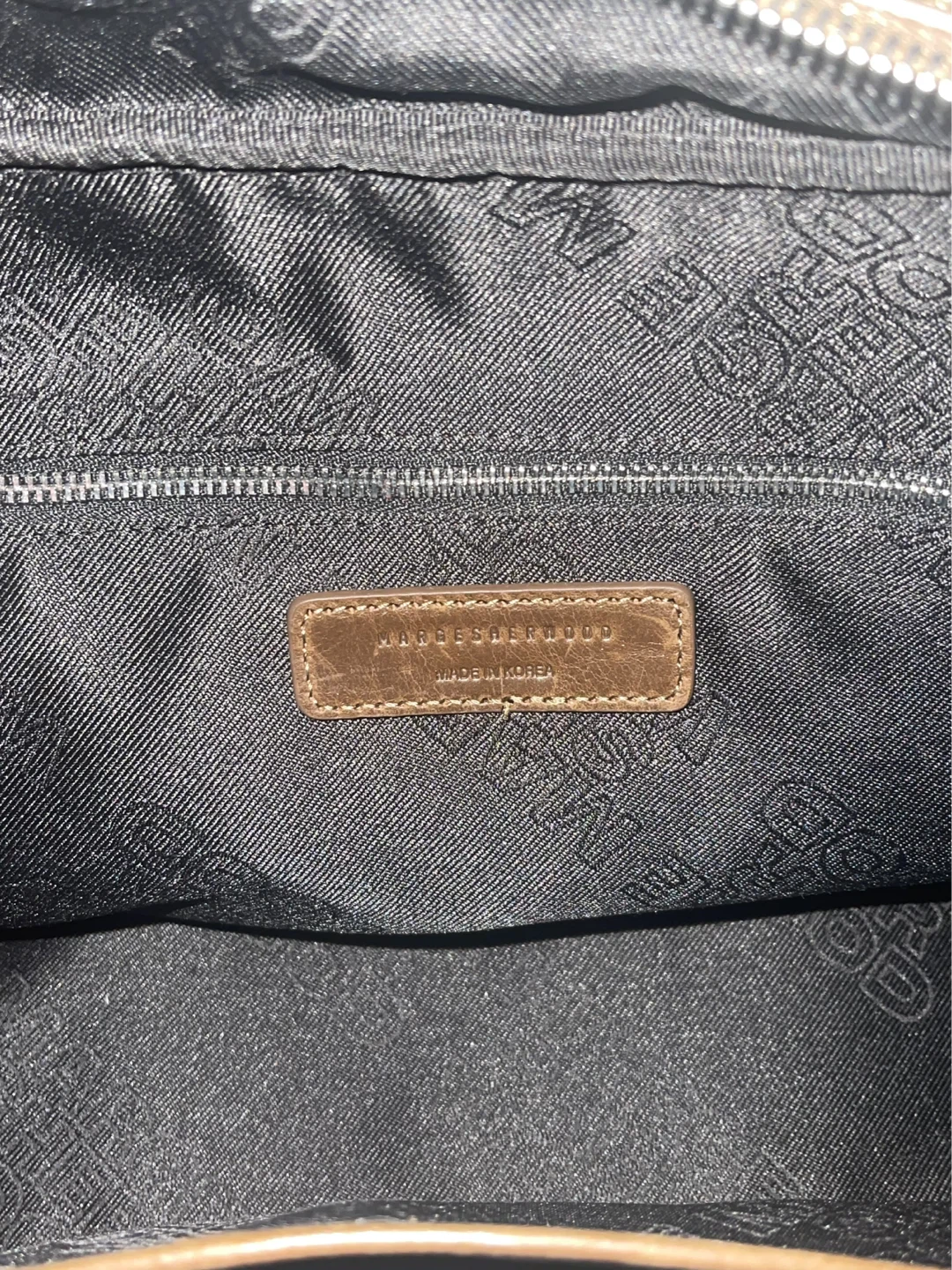 MARGE SHERWOOD Brown Boston Bag - Authentic - photo 4