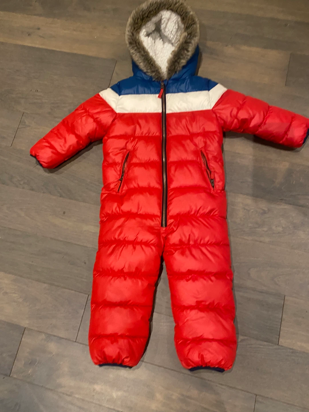 Next 2.5T Boys Red Snowsuit