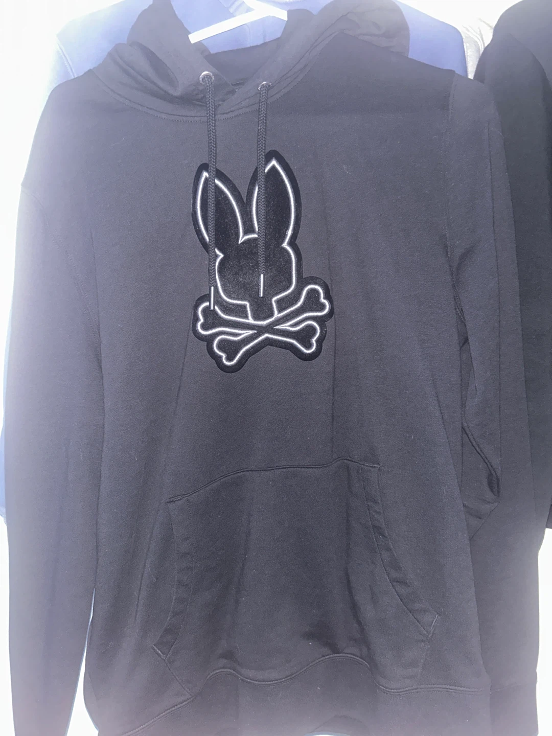Psycho Bunny Alexander Hoodie Black Size S
