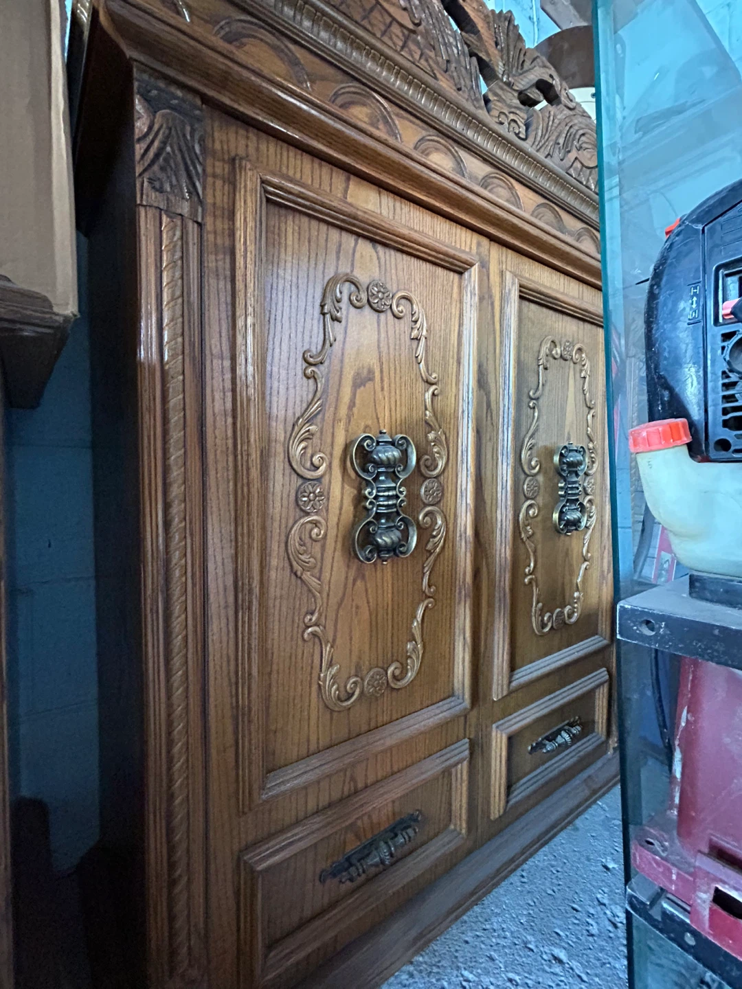 Vintage Wood Dresser - photo 2