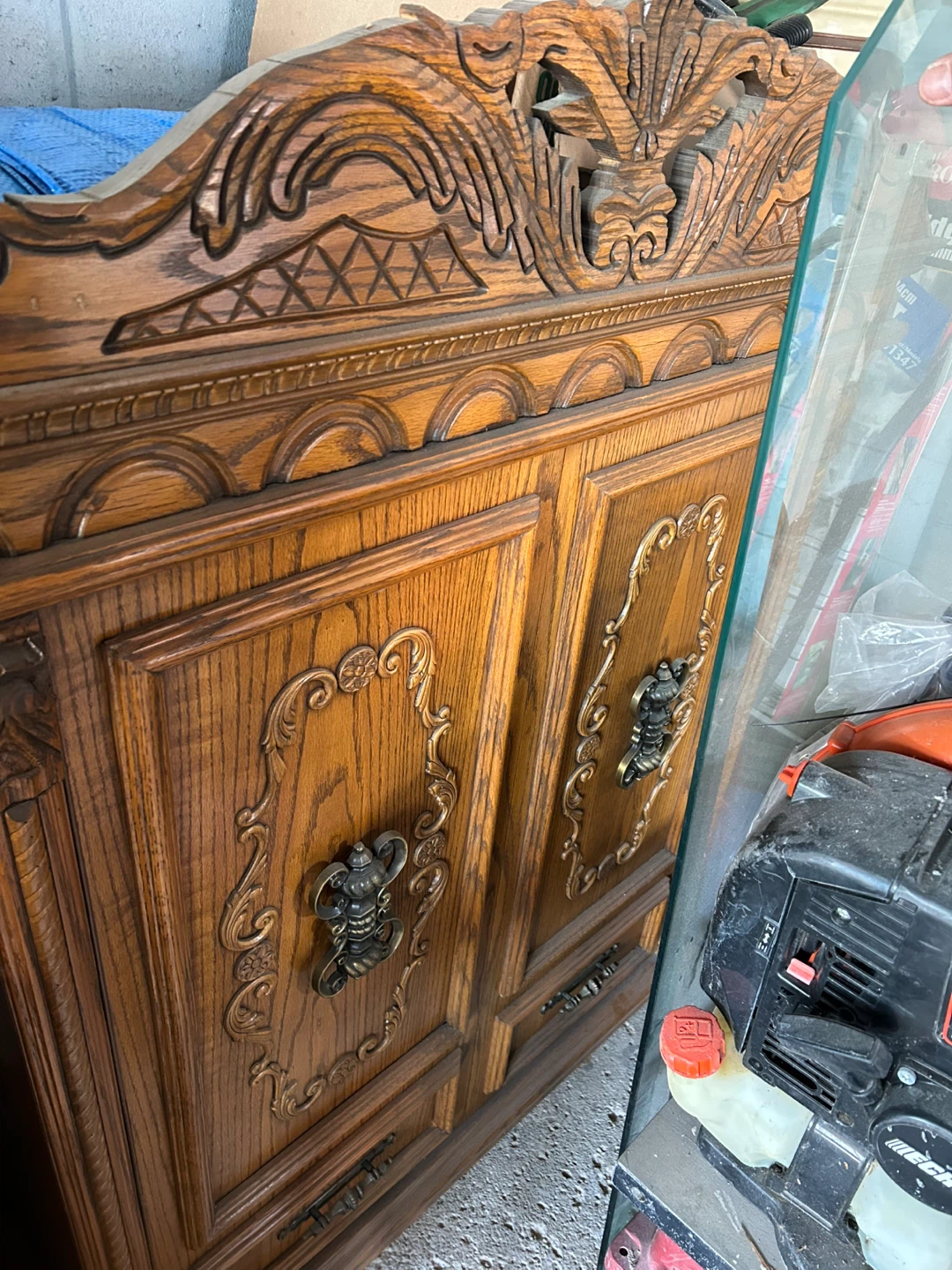 Vintage Wood Dresser - photo 3