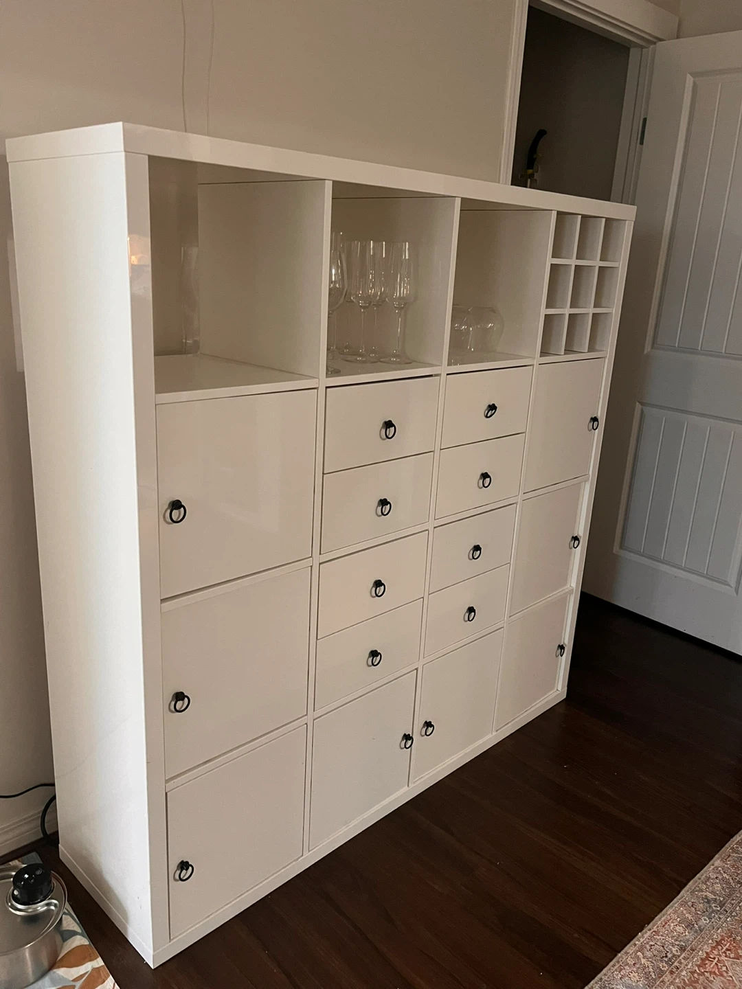 White IKEA KALLAX Shelf Unit - photo 2