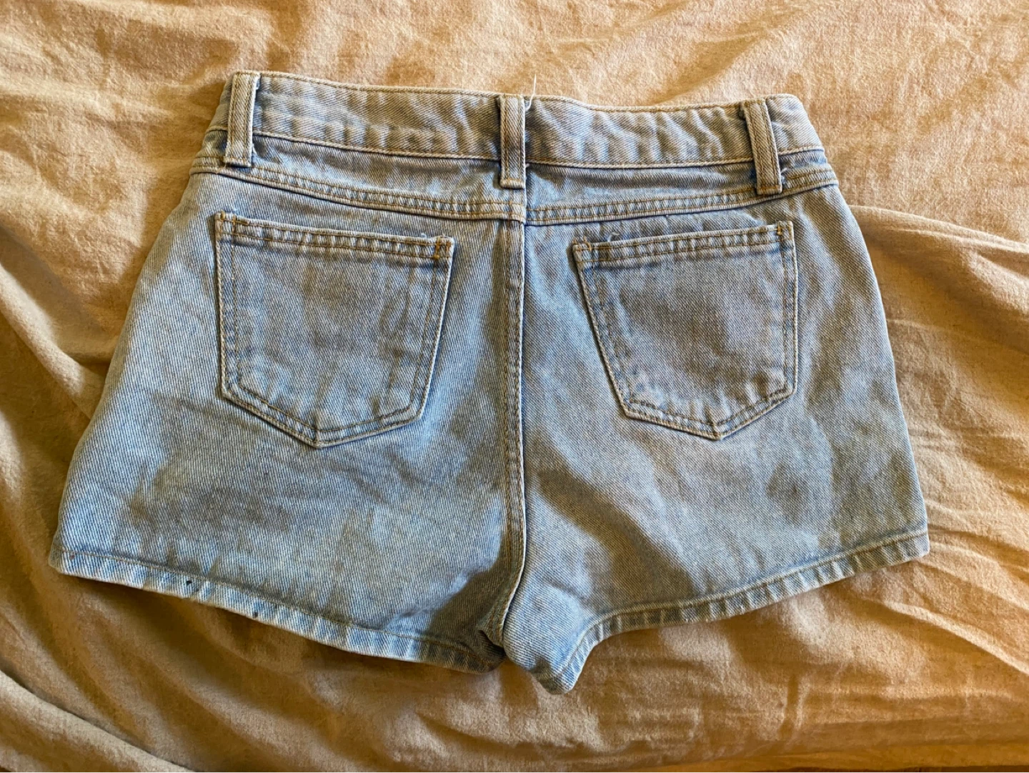 VINTAGE Distressed Denim Shorts Size 28 - photo 3