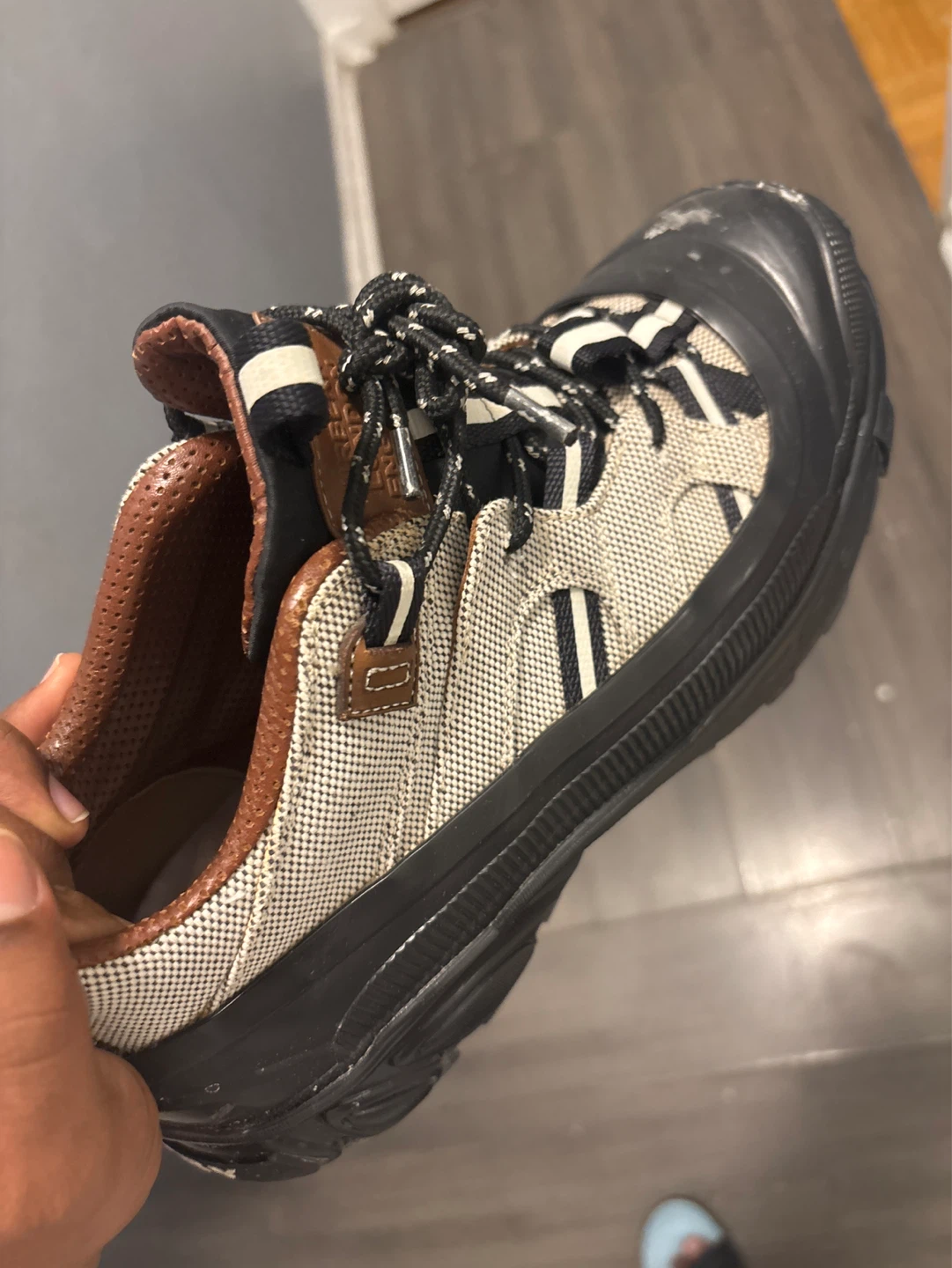 Burberry Haymarket Check Sneakers