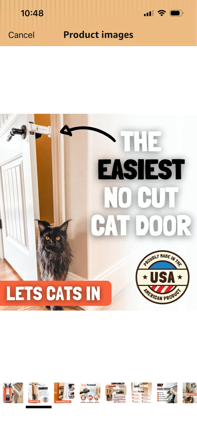 New-Door Buddy Pet Door Holder! - photo 4
