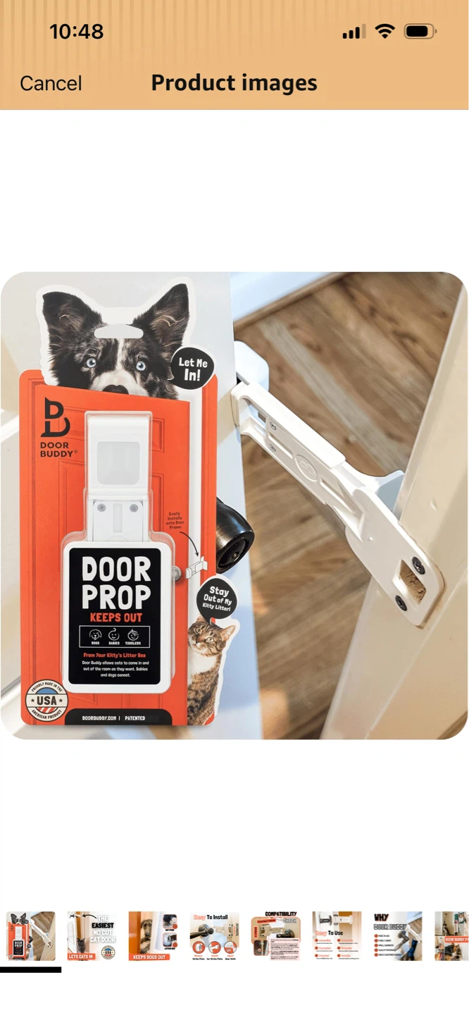 New-Door Buddy Pet Door Holder! - photo 5