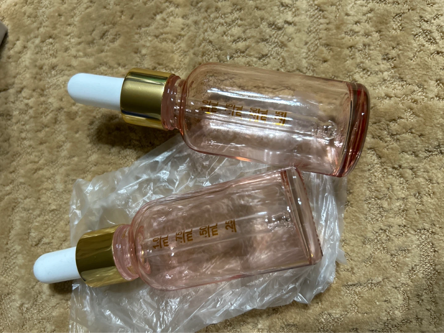 New 2 pcs Bumobum Glass Dropper Bottles (2 Pack) - Pink - photo 3