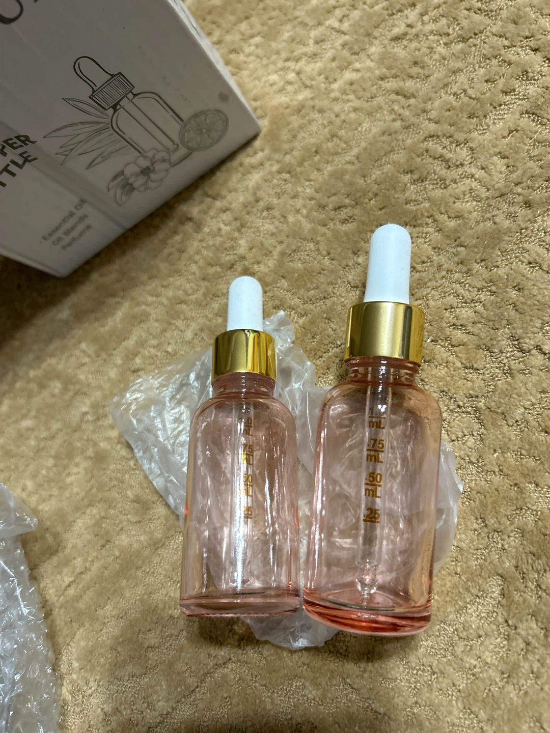 New 2 pcs Bumobum Glass Dropper Bottles (2 Pack) - Pink - photo 2