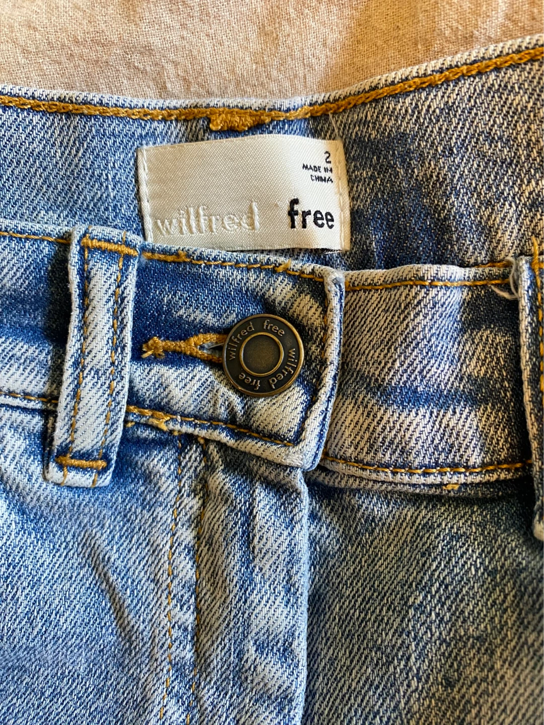 Wilfred Free Denim Shorts Size 2 - photo 2
