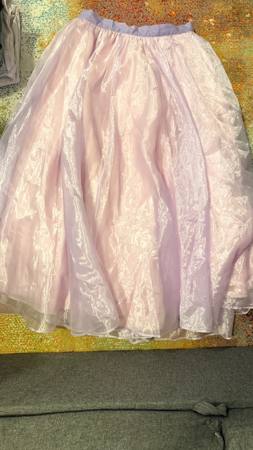 Light Purple Sheer Skirt Size M