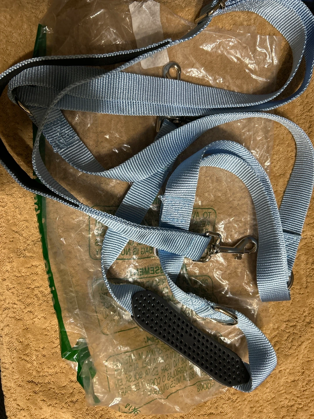 New-Light Blue Multi-Purpose Dog Leash with Padded Handle
