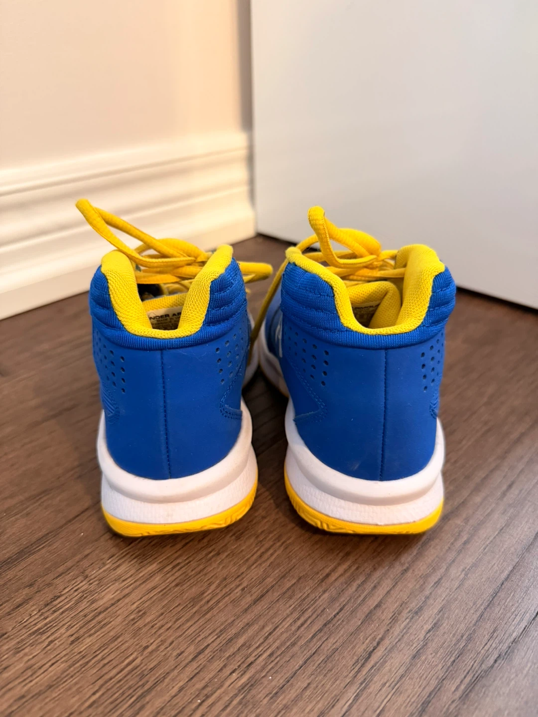 Under Armour Blue & Yellow Basketball Shoes - photo 4