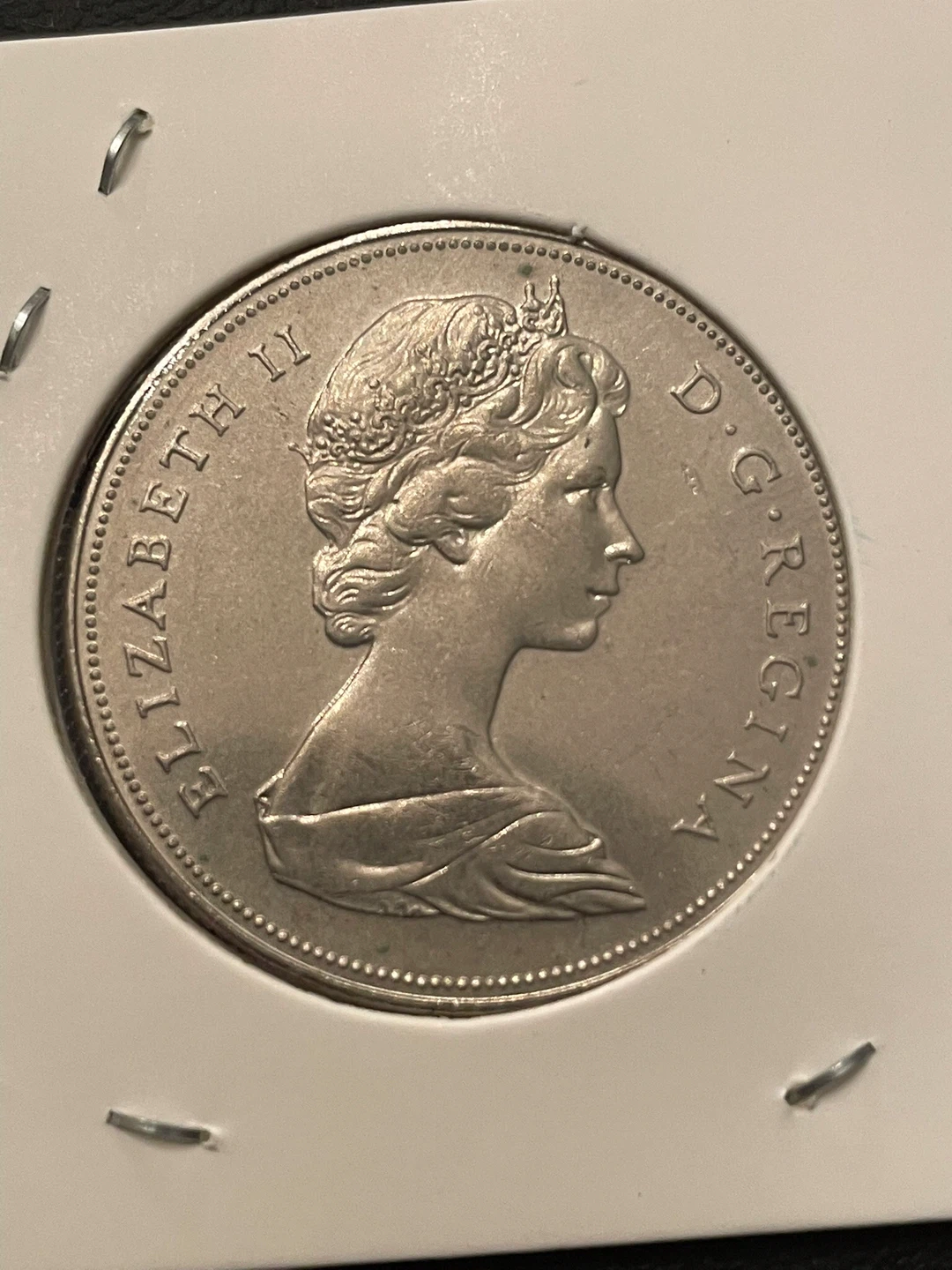 1970 Canada Manitoba Dollar Coin - photo 2