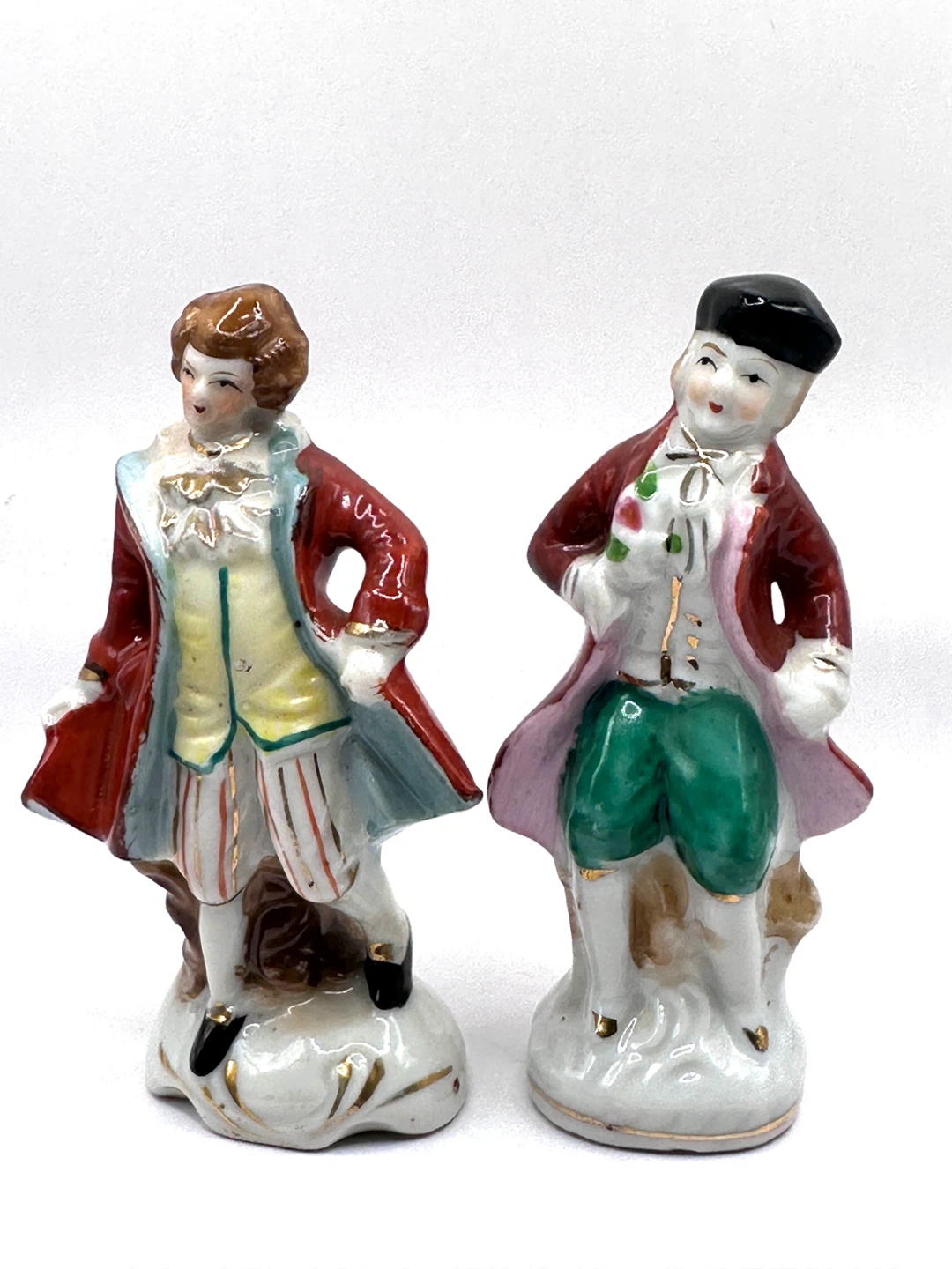 Victorian Man Porcelain Figurine made Occupied Japan Vintage Lot