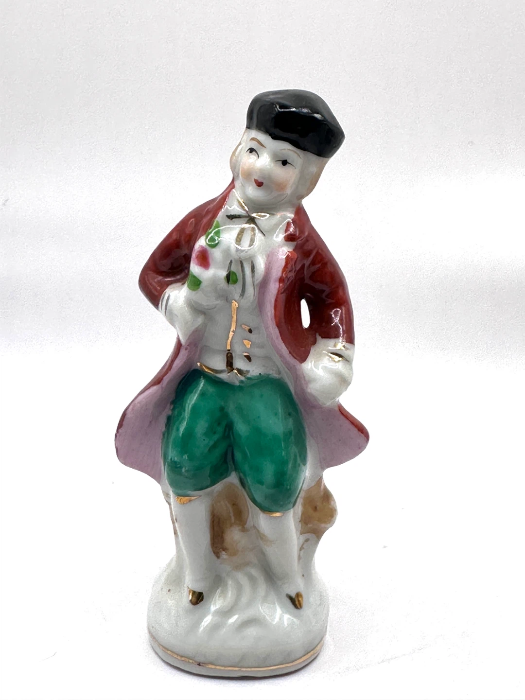 Victorian Man Porcelain Figurine made Occupied Japan Vintage Lot - photo 5