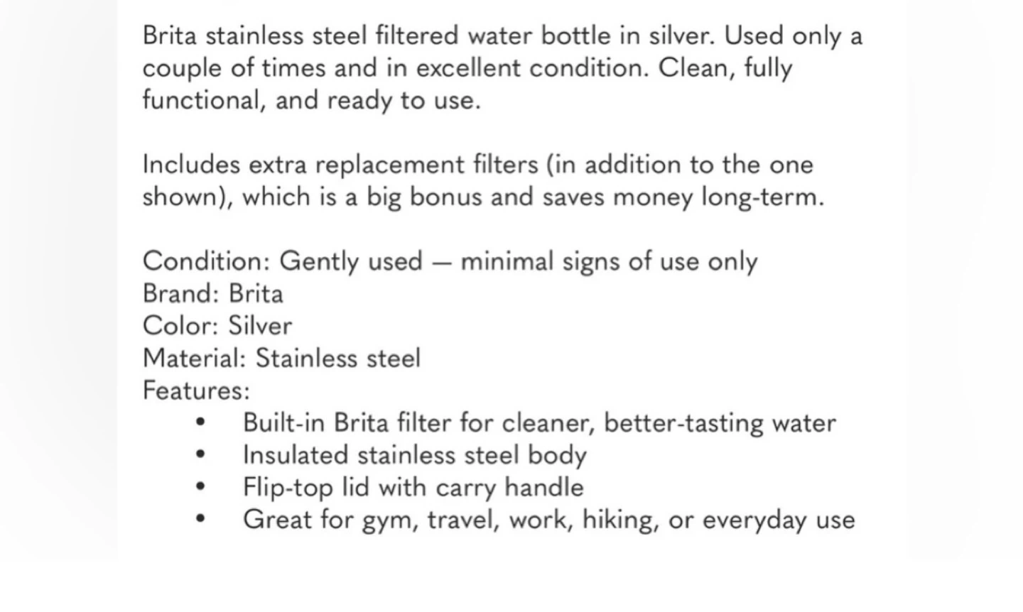 Brita and Zulu water bottle - photo 5