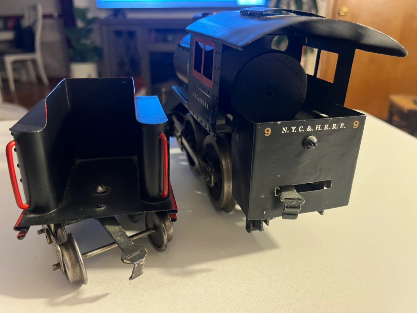 NYC & H.R.R.R. Train Engine and Tender - photo 5