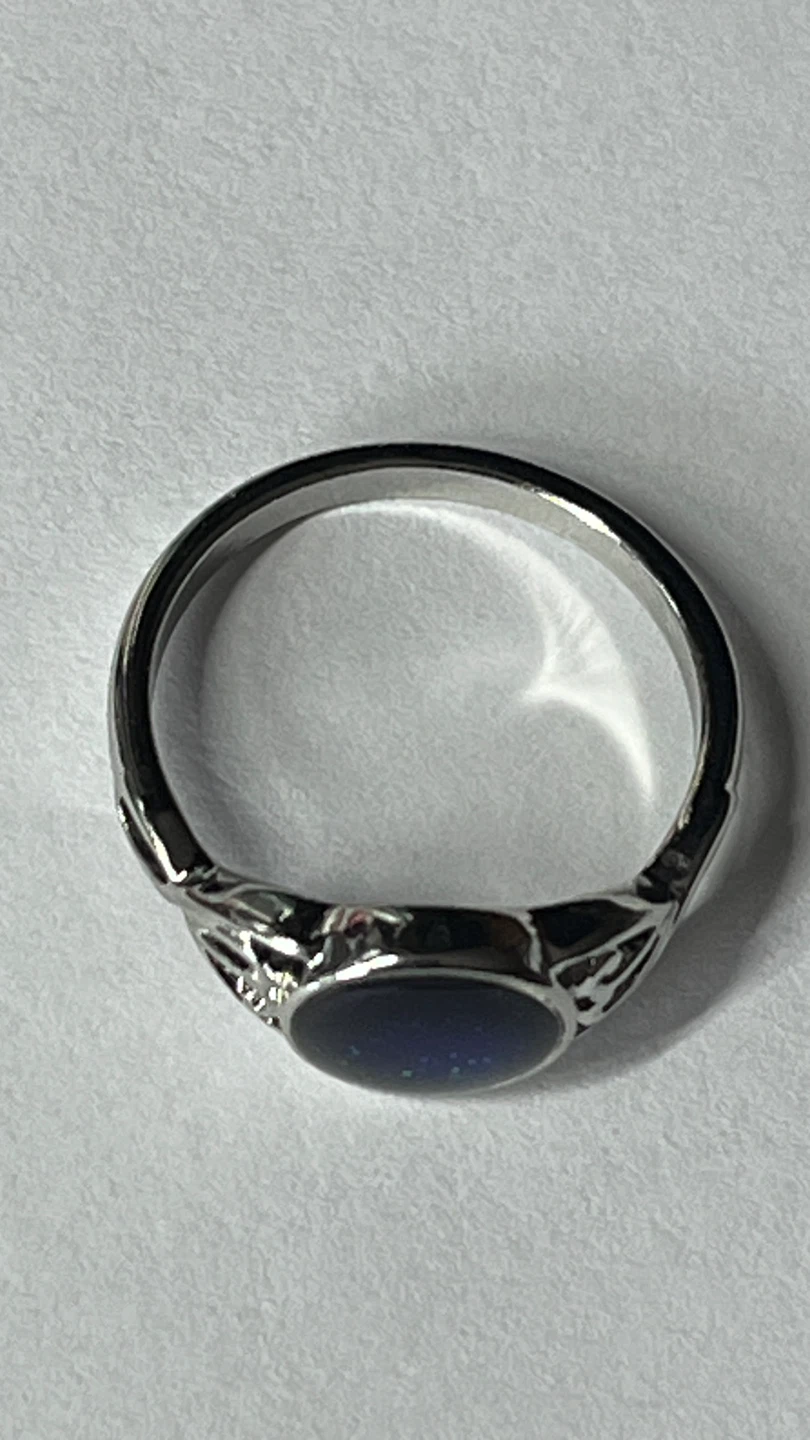 Mood Ring Silver Tone Celtic Knot Design - photo 3