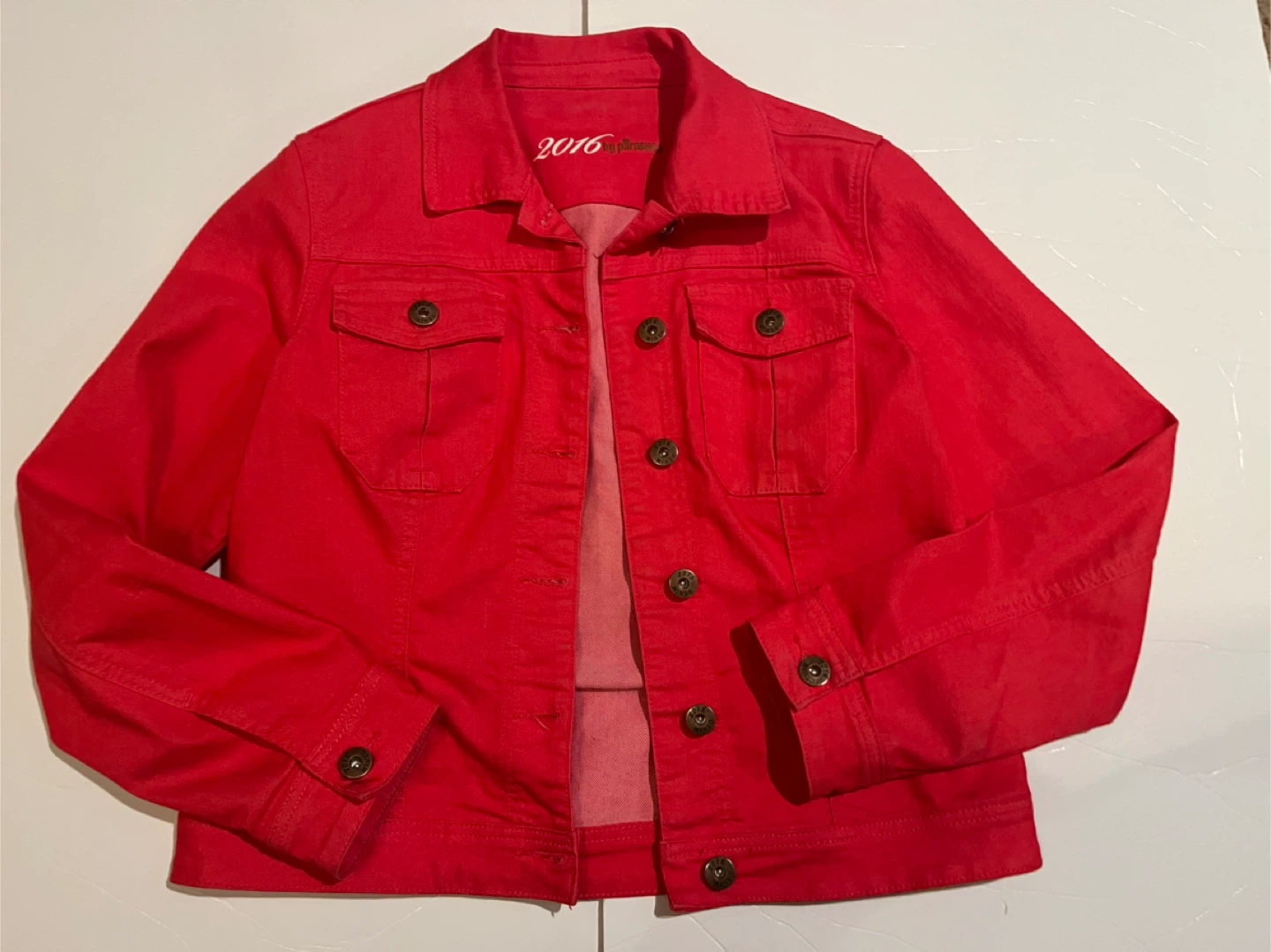 Red Jean Jacket
