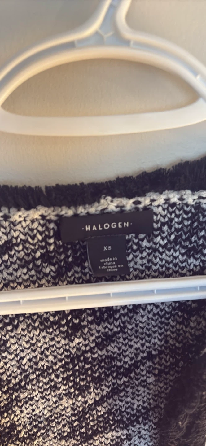 Halogen Houndstooth Cardigan - XS - photo 3
