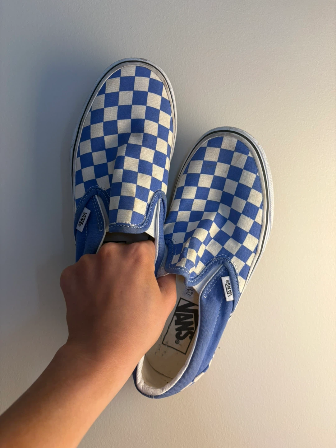 Vans Classic Slip-On Checkerboard Shoes size 6.5