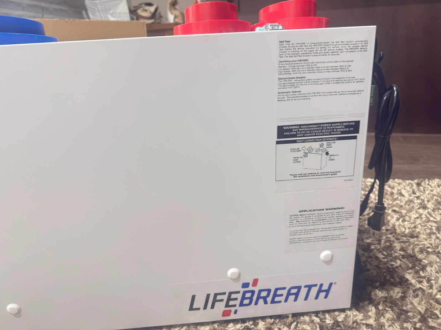 Lifebreath HRV/ERV Unit - photo 5